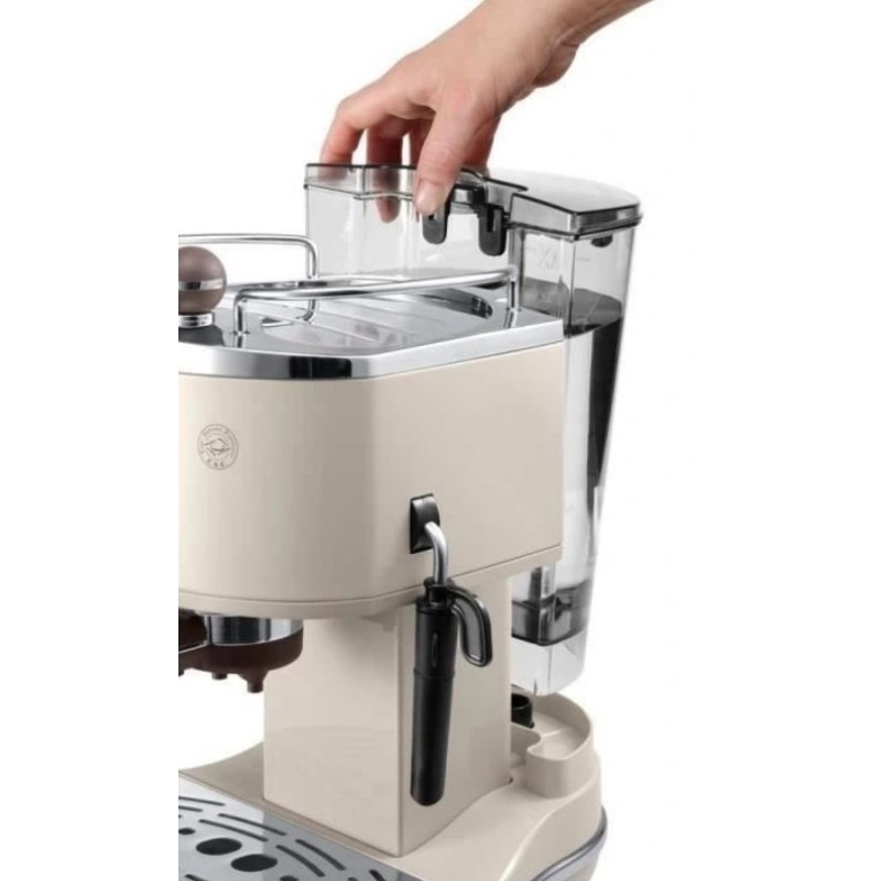 Кавоварка під тиском напівавтоматичні De'Longhi Icona Vintage ECOV 311.BG 1100 IN бежевий/коричневий