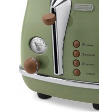 Тостер De'Longhi Icona Vintage retro 900W зелений