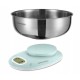 Кухонні ваги з чашею Vintage Cuisine KS-8664 м'ятний