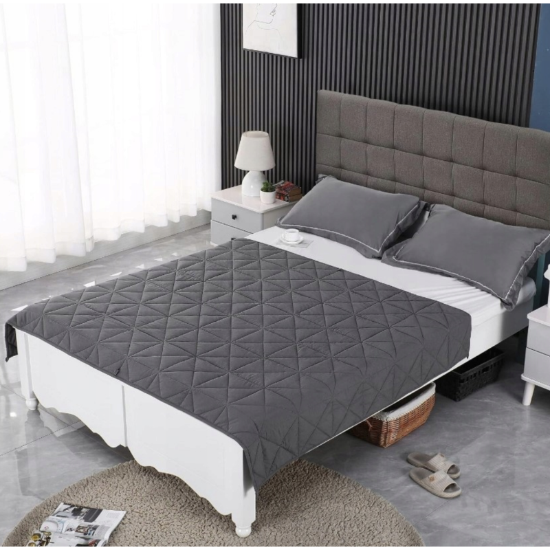Ковдра обтяжувана сенсорна Allbrand 200х140см 7кг сіра