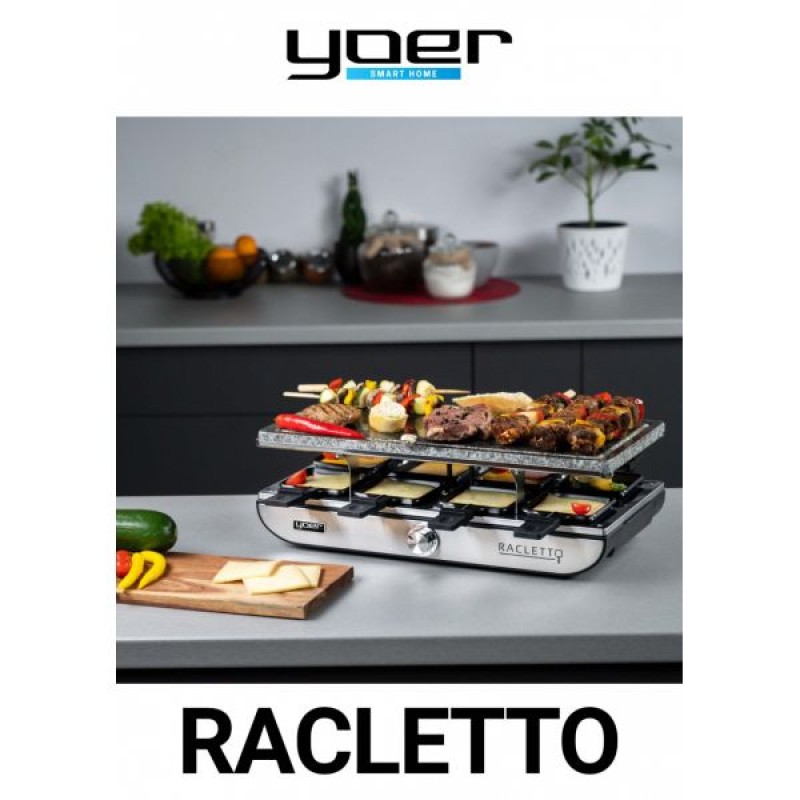 Раклетниця-гриль Yoer Racletto ERG03S Електрична