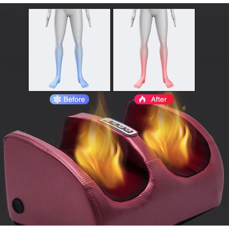 Масажер для ніг MASSAGE M-01 бордовий