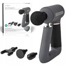 Масажер-пістолет для тіла Nedis Massager gun pro Сірий