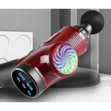 Масажер-пістолет для тіла Holulo 7 Head Massager червоний