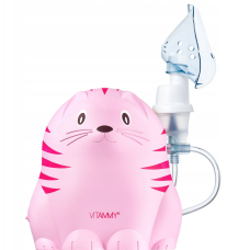 Інгалятор-небулайзер дитячий Vitammy Gattino A1503 Cat рожевий