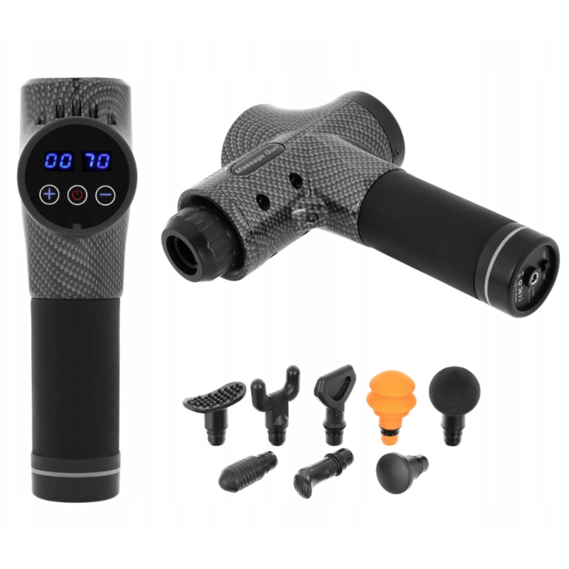 Масажер-пістолет для тіла DRMZ Massager Gun S5 PRO чорний
