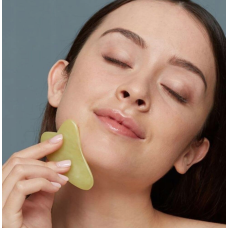 Набір масажерів для обличчя Gua Sha Vitolog 4шт зелений