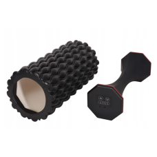 Масажер роликовий Gorilla Sports 3 в 1 чорний