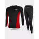 Комплект термобілизни чоловічий Hi-Tec Kamo Set чорно-червоний розмір M, L, XL, XXL