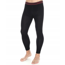 Легінси термоактивні чоловічі Brubeck Active Wool чорний розмір L, XL