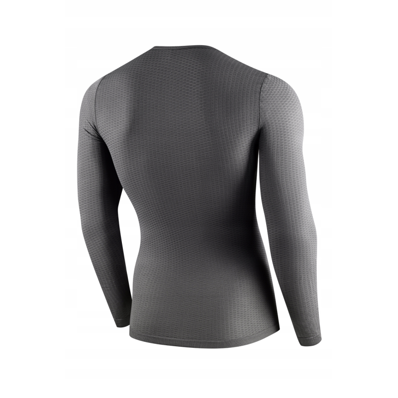 Блуза термоактивна з довгим рукавом Brubeck Base Layer сіра розмір XL