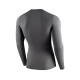 Блуза термоактивна з довгим рукавом Brubeck Base Layer сіра розмір XL