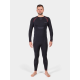 Комплект термобілизни чоловічий Brugi Baseprotect чорно-червоний розмір S/M, L/XL