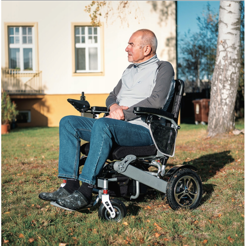 Інвалідний візок електричний складний inSPORTline Hawkie
