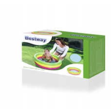 Басейн надувний Bestway 51128 круглий 70х70см, різнокольоровий