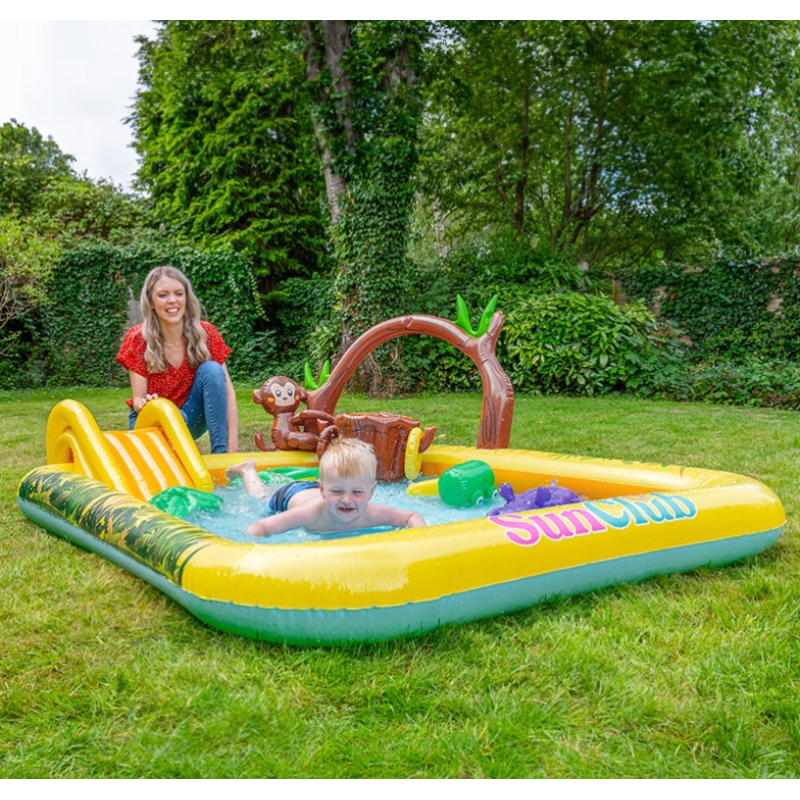 Басейн надувний Jleisure 214x167см джунглі