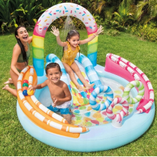 Надувний басейн Intex CANDY SLIDE (170х168см)