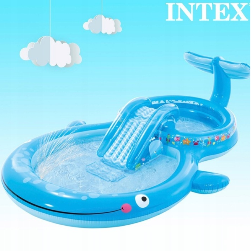 Надувний басейн Intex (373см х 234см х 99см) Кит
