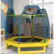 Батут із сіткою Goplus 223 x 223 x 186 жовтий