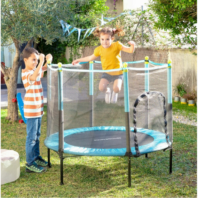 Батут дитячий зі страхувальною сіткою Northix 140см Kidine InnovaGoods