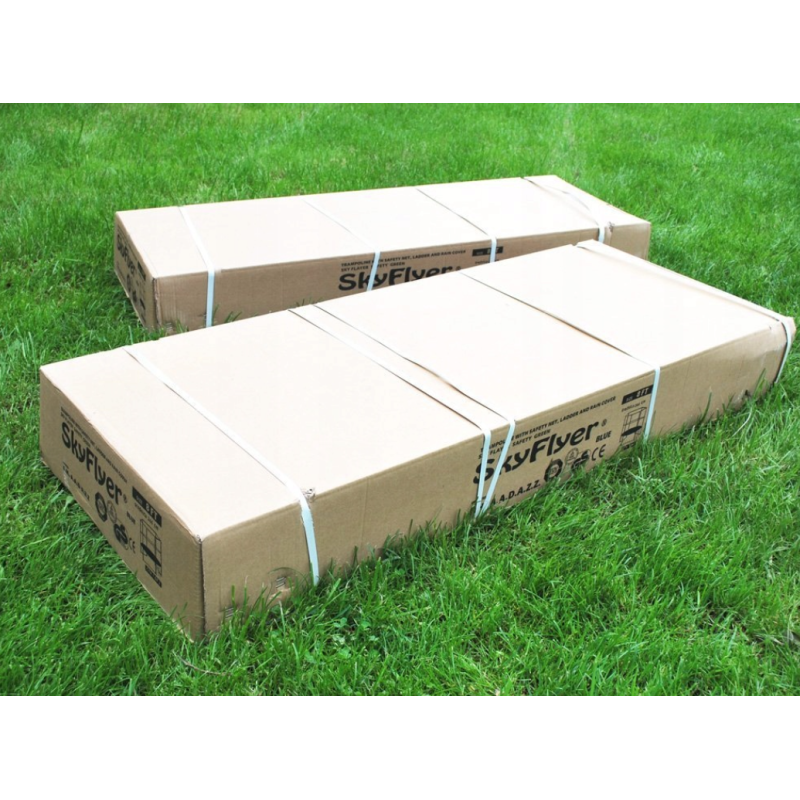 Батут із сіткою SkyFlyer 180 см FT 6 (180-183 см) зелений