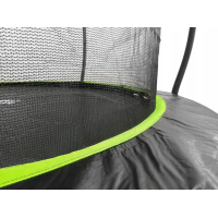 Батут із сіткою LEAN SPORT Max FT6 183 см чорний і зелений
