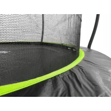 Батут із сіткою LEAN SPORT Max FT6 183 см чорний і зелений