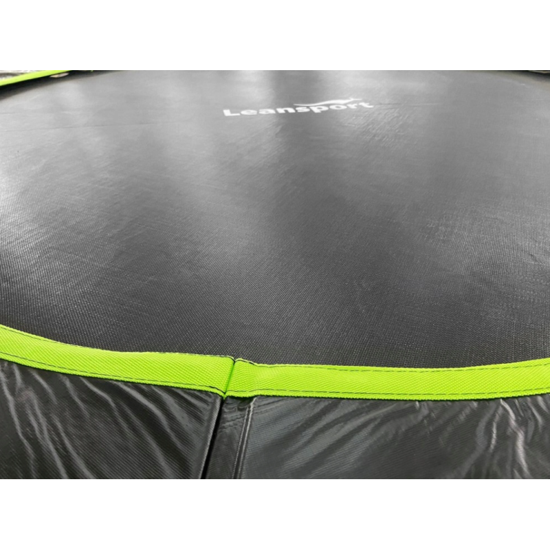 Батут із сіткою LEAN SPORT Max FT6 183 см чорний і зелений