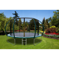 Батут із сіткою FIT-NET 374 см FT 12 (365-374 см) зелений