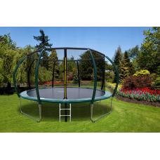 Батут із сіткою FIT-NET 435 см FT 14 (427-435 см) зелений