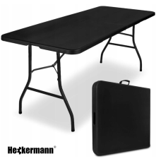Стіл туристичний складаний Heckermann 180x74x74см, чорний