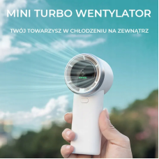 Портативний вентилятор Ocoopa N603, білий, що перезаряджається через USB