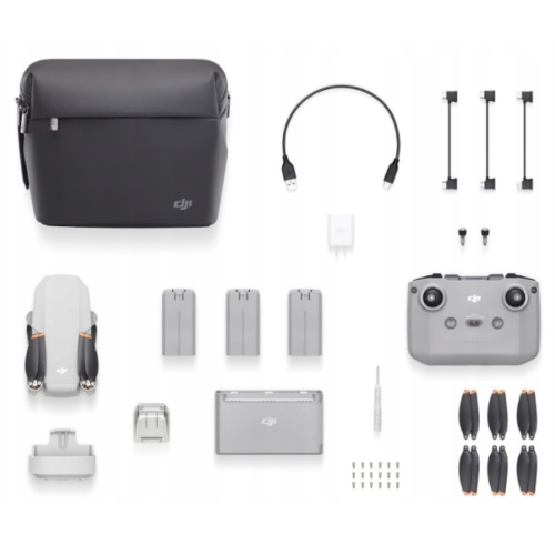 Квадрокоптер DJI Mavic Mini 2 Fly More Combo 6000 м 2250 мАг Квадрокоптер DJI Mavic Mini 2 Fly More Combo 6000 м 2250 мАг
