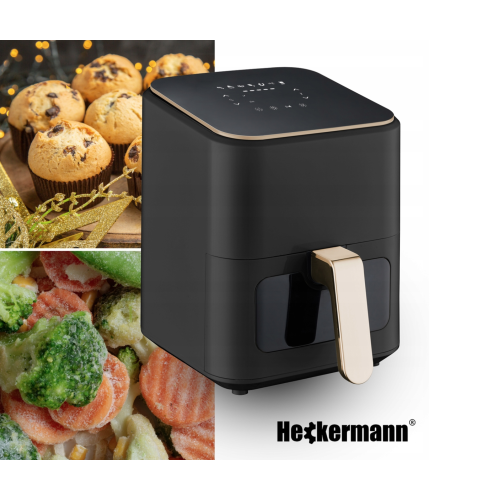 Мультипіч аерофритюрниця Heckermann 4л 1800 Вт Мультипіч аерофритюрниця Heckermann 4л 1800 Вт