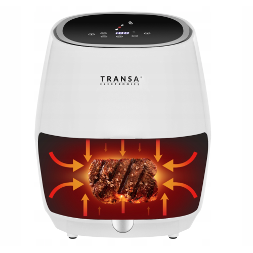 Мультипіч аерофритюрниця Transa Electronics QuickAir 2,5 1250 Вт біла Мультипіч аерофритюрниця Transa Electronics QuickAir 2,5 1250 Вт біла