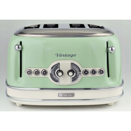 Тостер Ariete Vintage  156/04 4 Тост зелений Тостер Ariete Vintage  156/04 4 Тост зелений