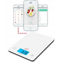 Кухонні ваги Tech-Med HW-FIT020 Білий 5 кг + BLUETOOTH Кухонні ваги Tech-Med HW-FIT020 Білий 5 кг + BLUETOOTH