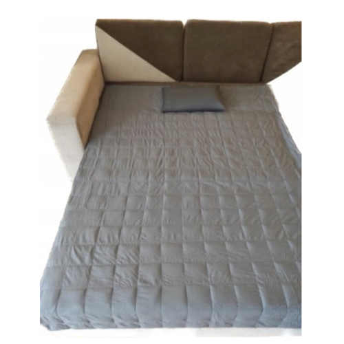 Ковдра обтяжувана сенсорна ButterflyTouch 200x200см 7-8кг графіт Ковдра обтяжувана сенсорна ButterflyTouch 200x200см 7-8кг графіт