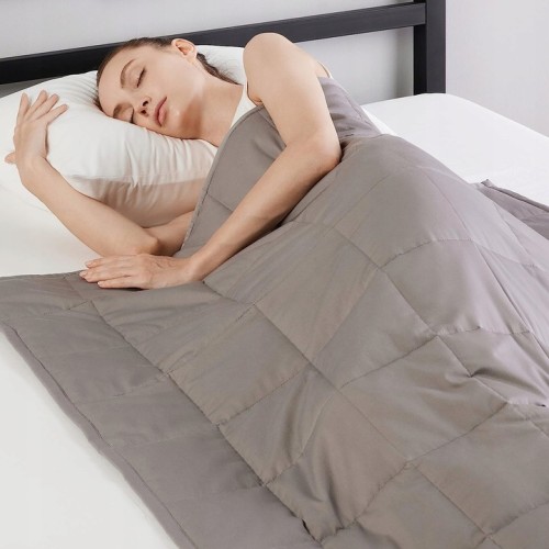 Ковдра обтяжувана сенсорна Fitness-Home 120х180 см 6,8 кг сіра Ковдра обтяжувана сенсорна Fitness-Home 120х180 см 6,8 кг сіра