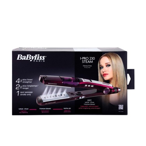 Випрямляч для волосся BaByliss STEAM ST395E I-PRO 230 ЄС Випрямляч для волосся BaByliss STEAM ST395E I-PRO 230 ЄС