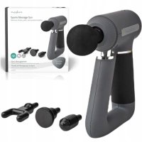 Масажер-пістолет для тіла Nedis Massager gun pro Сірий