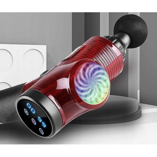Масажер-пістолет для тіла Holulo 7 Head Massager червоний Масажер-пістолет для тіла Holulo 7 Head Massager червоний