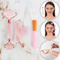 Набір для масажу Gua Sha inSPORTline Rosado Pro Set рожевий