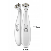 Масажер-електростимулятор для обличчя K-SKIN 8800 EMS FACE MASSAGER, білий, 2021 рік, бездротовий, легкий, компактний, заряджається через USB.