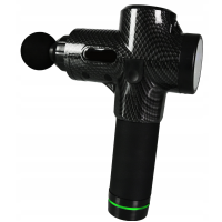 Масажер-пістолет для тіла MASSAGE  GUN TOOLS 14in1 чорний