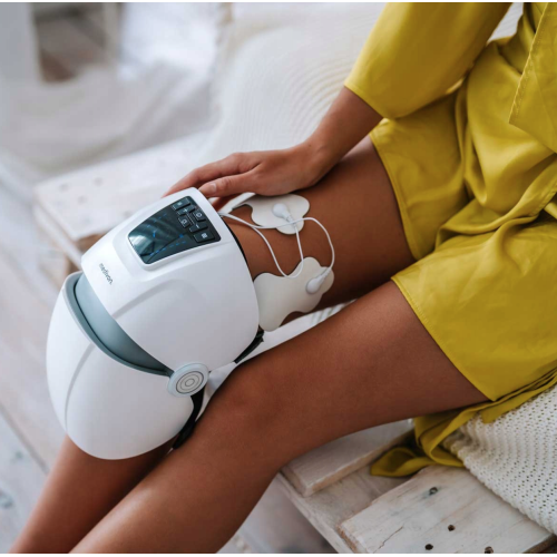 Масажер вібраційний тисковий для колін MEDIVON Knee Pro + подарунок Масажер вібраційний тисковий для колін MEDIVON Knee Pro + подарунок