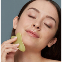 Набір масажерів для обличчя Gua Sha Vitolog 4шт зелений