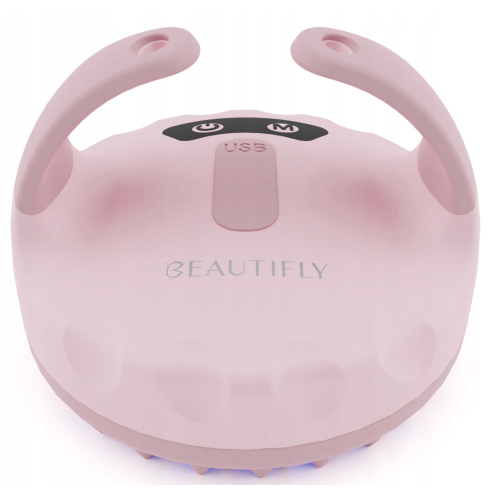 Масажер антицелюлітний для тіла Beautifly B Body біло-рожевий Масажер антицелюлітний для тіла Beautifly B Body біло-рожевий