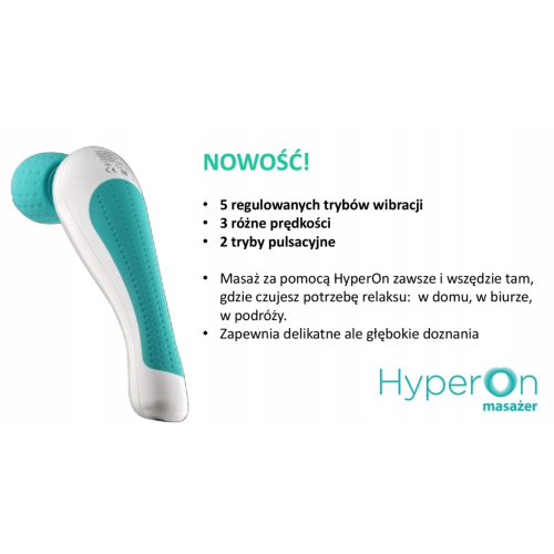 Масажер акумуляторний Zepter Hyper One білий