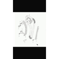 Комплект цепі ГРМ, на двигун 1.6 бензин М16А. Сузукі